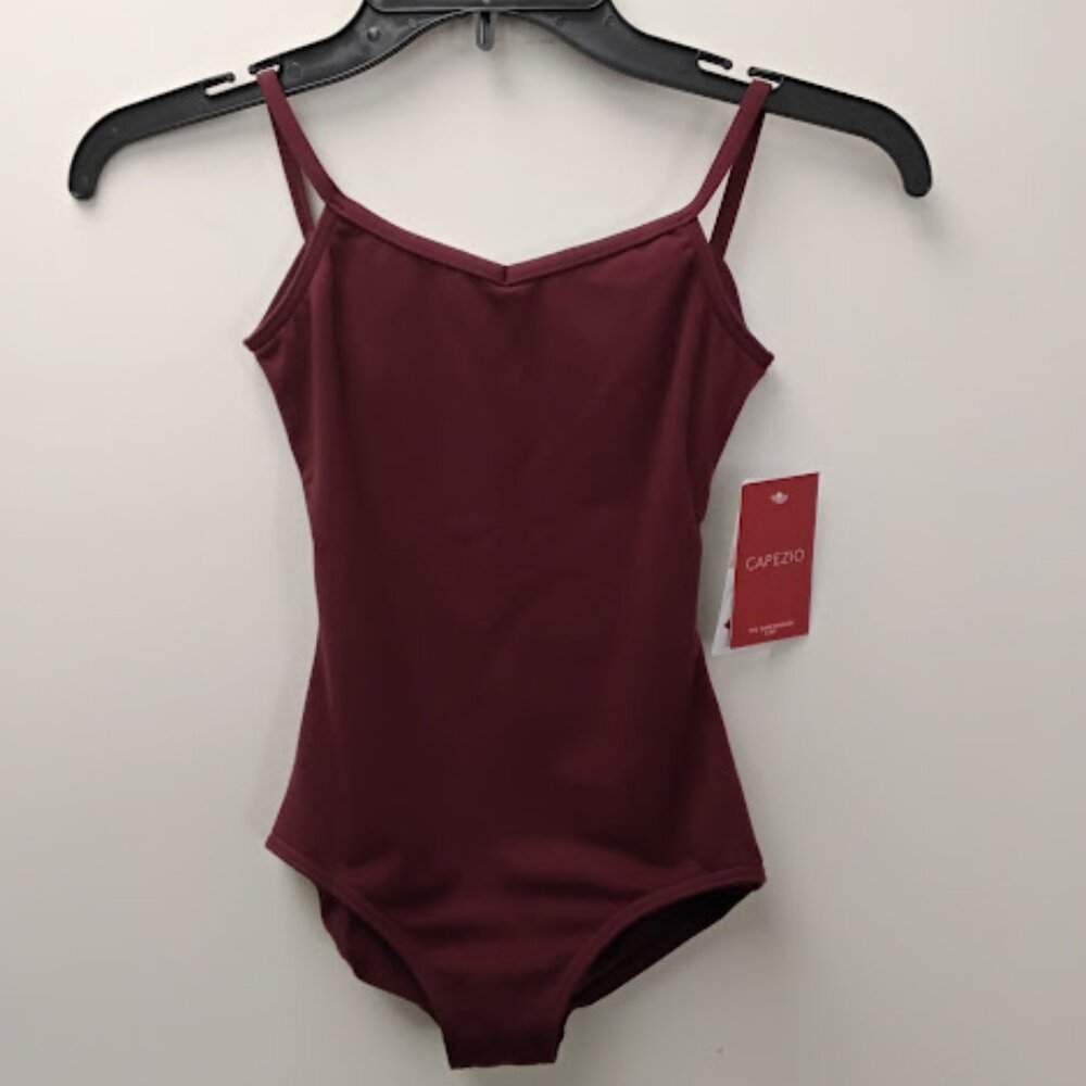 Capezio leotard lycra/cotton medium child maroon